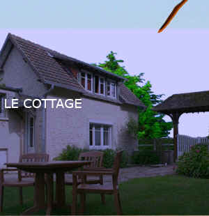 cottage in normandy , at asnelles in calvados region